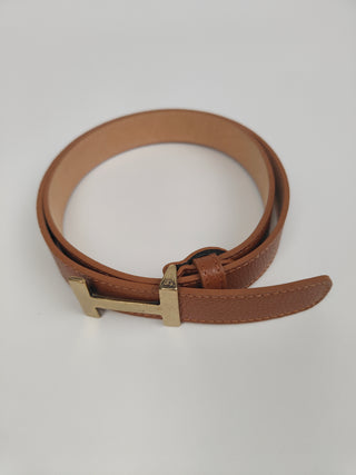 Cintura in vera pelle Oroh belt Cognac