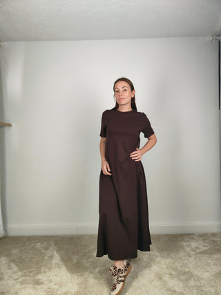 Abito T-shirt Lungo in Cotone