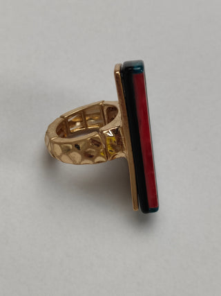 Anello Anguria – Regolabile, Dorato, Antiallergico