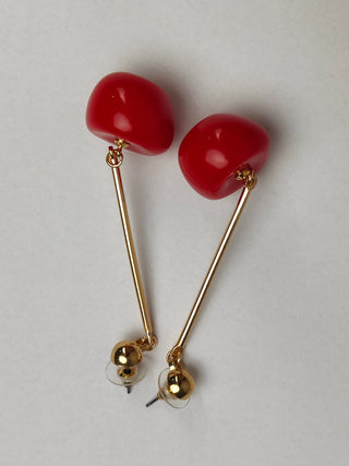 Orecchino Ciliegia – Pendente, 7 cm