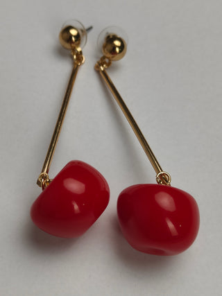Orecchino Ciliegia – Pendente, 7 cm