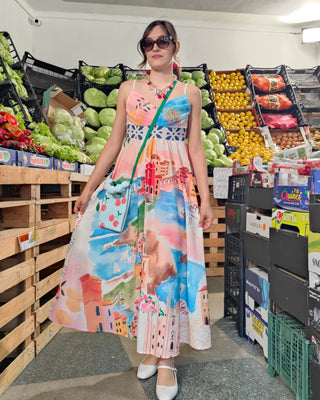 Modella indossa Abito Summer Venezia